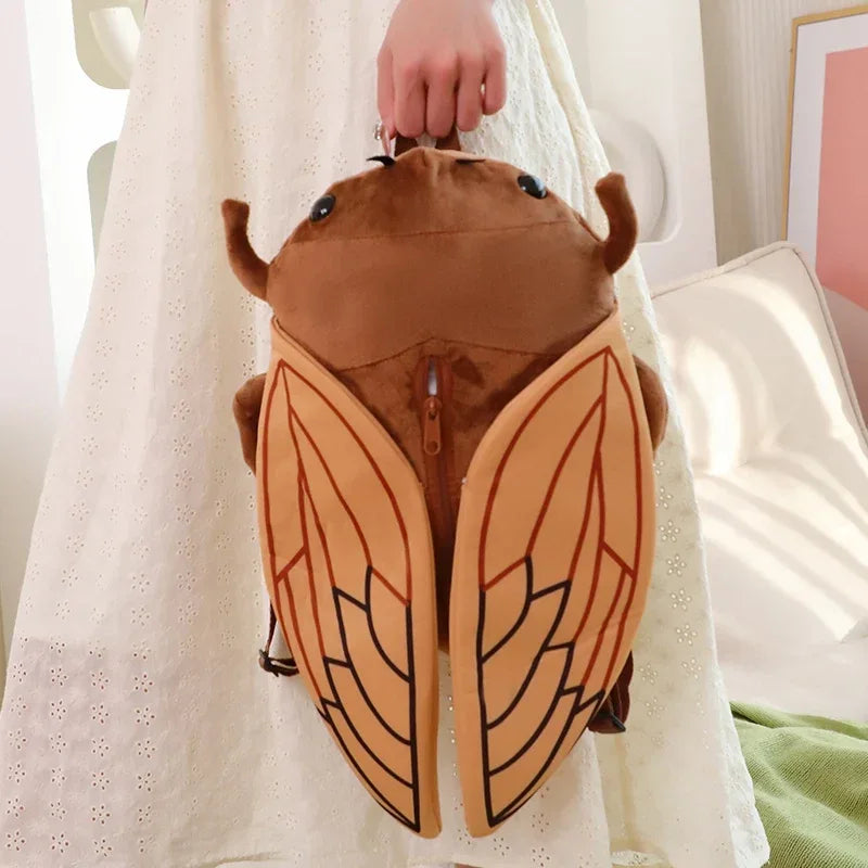 Cicada Plush Backpack Soft Cartoon Insect Toy for Kids - ToylandEU
