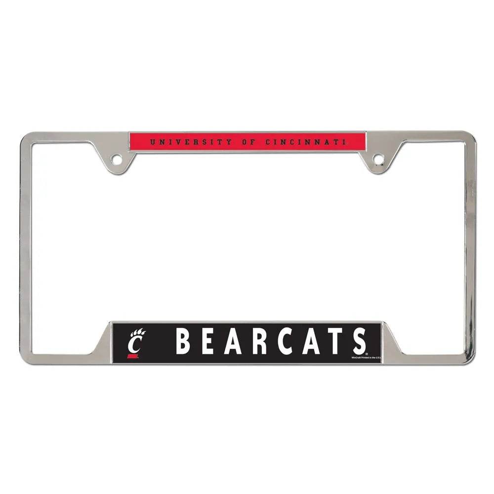 Cincinnati Bearcats Metal License Plate Frame for Cars - ToylandEU