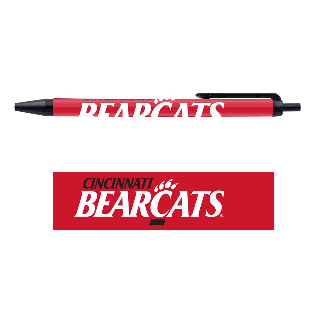 Cincinnati Bearcats Pens 5 Pack Black Ink Office Supplies - ToylandEU