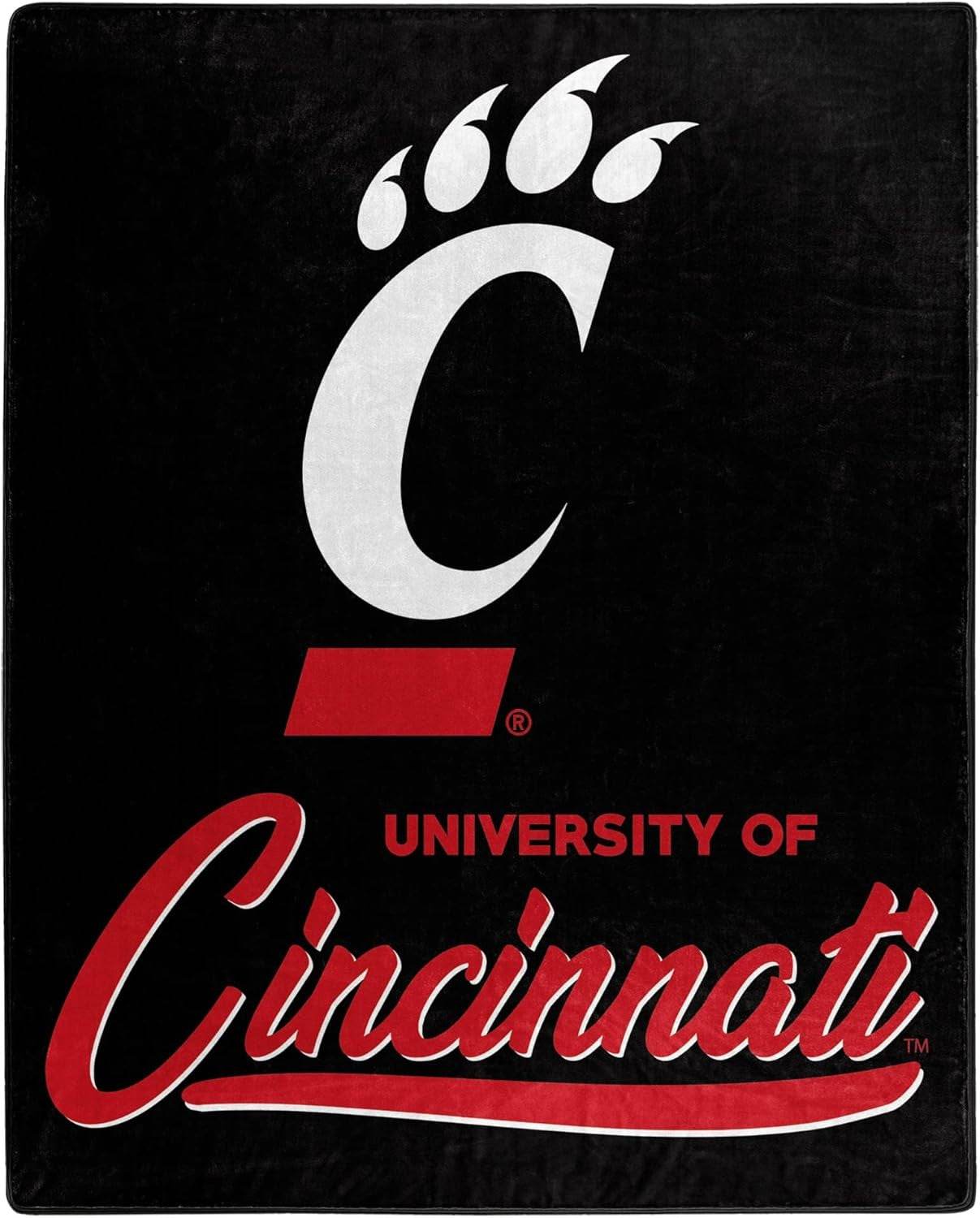 Cincinnati Bearcats Raschel Blanket 50x60 Signature Design - ToylandEU