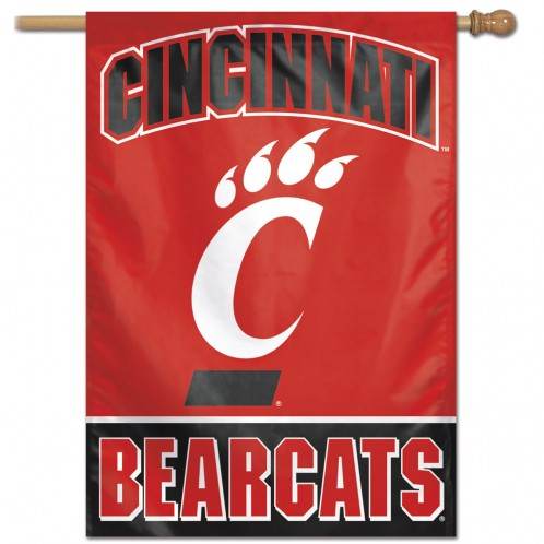 Cincinnati Bearcats Vertical Banner 28x40 Polyester Flag - ToylandEU