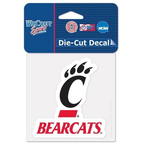 Cincinnati Bearcats Vinyl Decal 4x4 Perfect Cut Color - ToylandEU