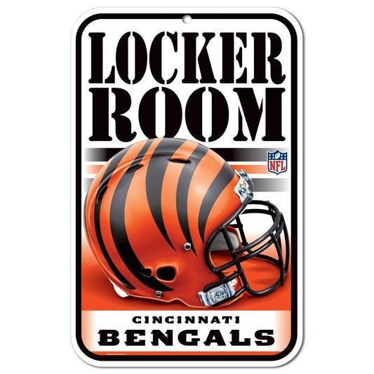 Cincinnati Bengals 11x17 Plastic Locker Room Sign Display - ToylandEU