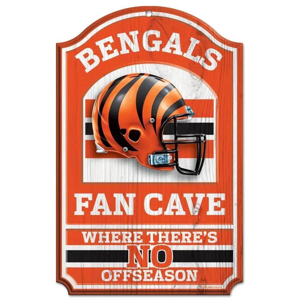  Cincinnati Bengals 11x17 Wood Fan Cave Sign Wall Decor -  ToylandEU™