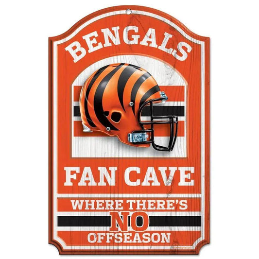  Cincinnati Bengals 11x17 Wood Fan Cave Sign Wall Decor -  ToylandEU™