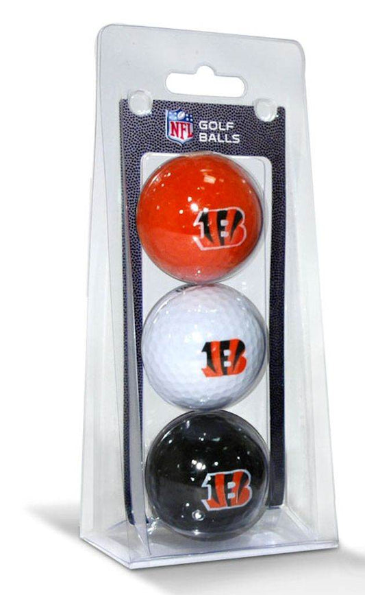 Cincinnati Bengals 3 Pack of Golf Balls - Special Order - ToylandEU