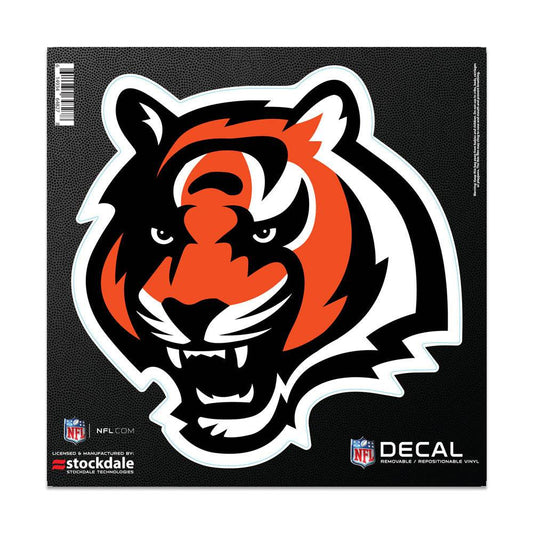 Cincinnati Bengals 6x6 All Surface Vinyl Decal Logo - ToylandEU