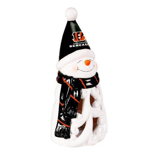 Cincinnati Bengals 8 Inch LED Snowman Statue With Team Logo - ToylandEU