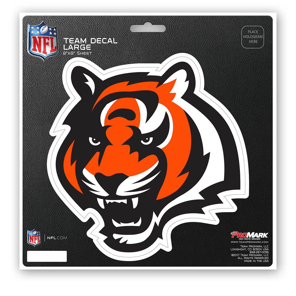 Cincinnati Bengals 8x8 Die Cut Vinyl Decal Special Order - ToylandEU