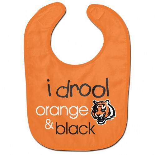 Cincinnati Bengals Baby Bib All Pro Style I Drool Design - ToylandEU