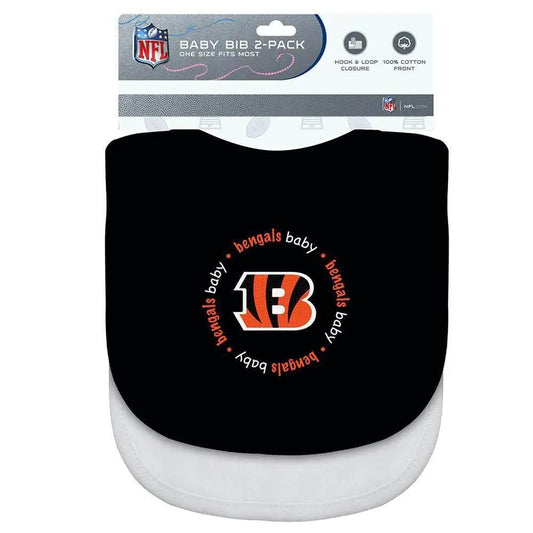  Cincinnati Bengals Baby Bibs 2 Pack Embroidered Logo -  ToylandEU™