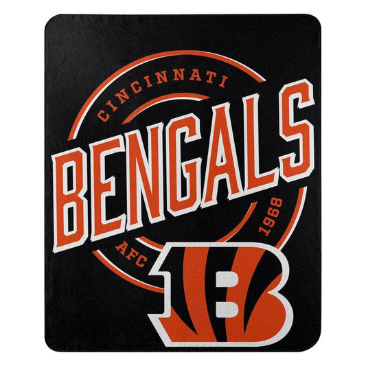 Cincinnati Bengals Blanket Fleece 50x60 Campaign Design - ToylandEU