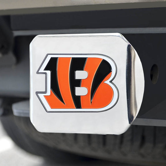 Cincinnati Bengals Chrome Hitch Cover Emblem 2 Inch - ToylandEU