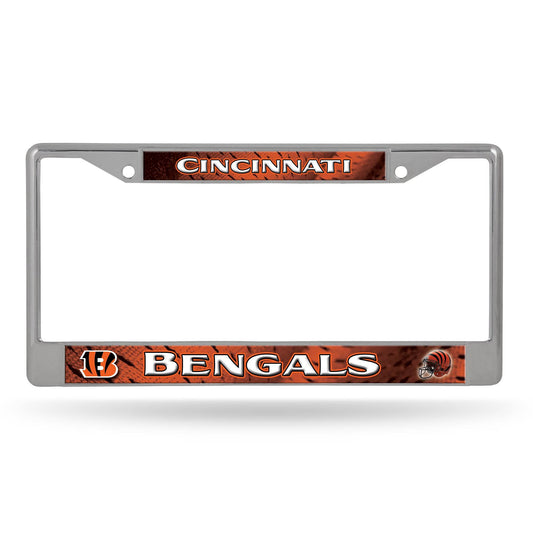 Cincinnati Bengals Chrome License Plate Frame Printed - ToylandEU