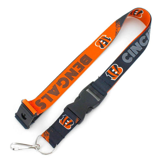Cincinnati Bengals Crossfade Lanyard With Breakaway Buckle - ToylandEU