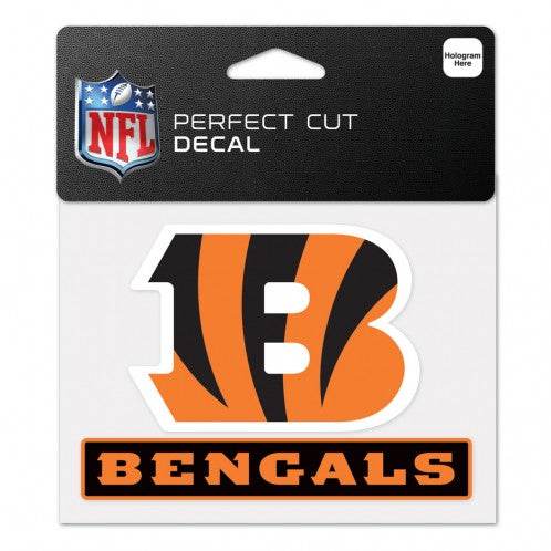 Cincinnati Bengals Decal 4.5x5.75 Perfect Cut Color - ToylandEU