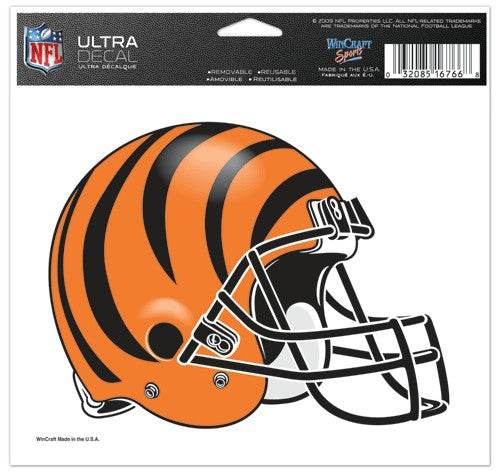 Cincinnati Bengals Decal 5x6 Ultra Color - ToylandEU
