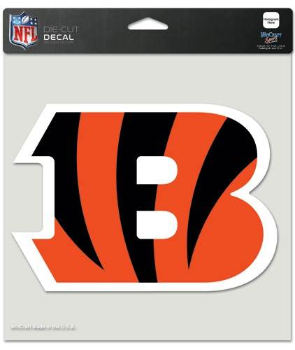 Cincinnati Bengals Decal 8x8 Die Cut Color - ToylandEU