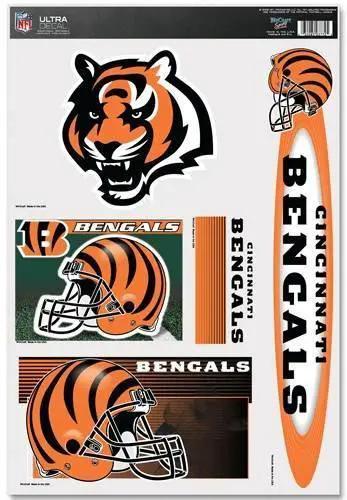  Cincinnati Bengals Decal Set 11x17 Multi Use Indoor Outdoor -  ToylandEU™