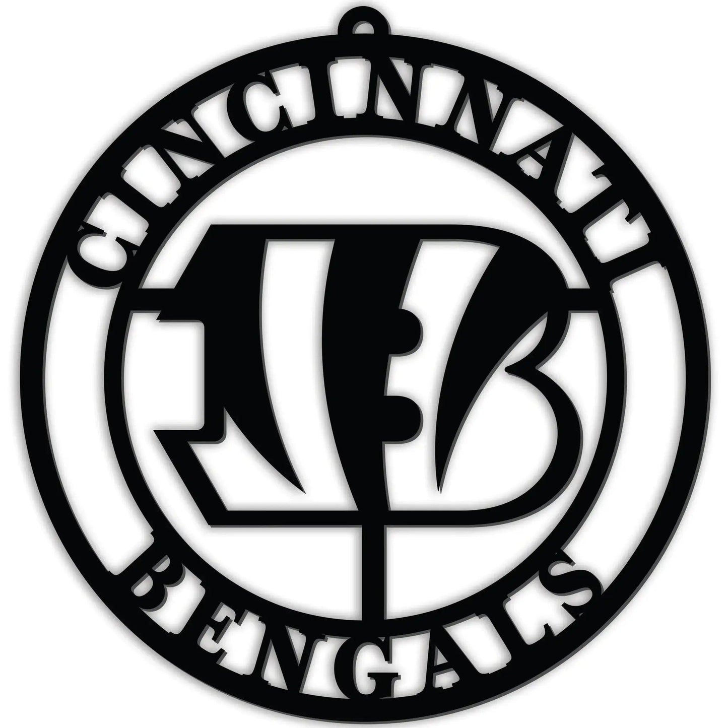  Cincinnati Bengals Door Hanger Sign 16 Inch Black PVC -  ToylandEU™