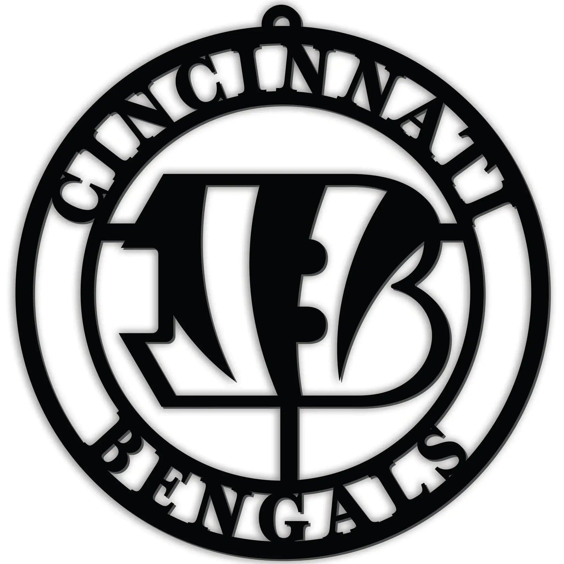  Cincinnati Bengals Door Hanger Sign 16 Inch Black PVC -  ToylandEU™