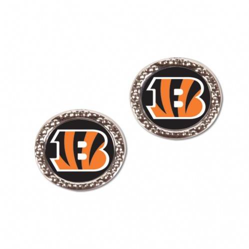 Cincinnati Bengals Earrings Officially Licensed Post Style - ToylandEU