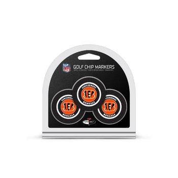 Cincinnati Bengals Golf Chip With Marker 3 Pack Team Golf - ToylandEU