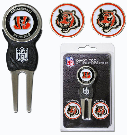 Cincinnati Bengals Golf Divot Tool with 3 Markers - Special Order - ToylandEU