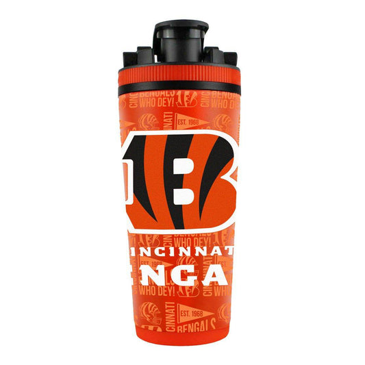 Cincinnati Bengals Ice Shaker 26oz Stainless Steel Bottle - ToylandEU