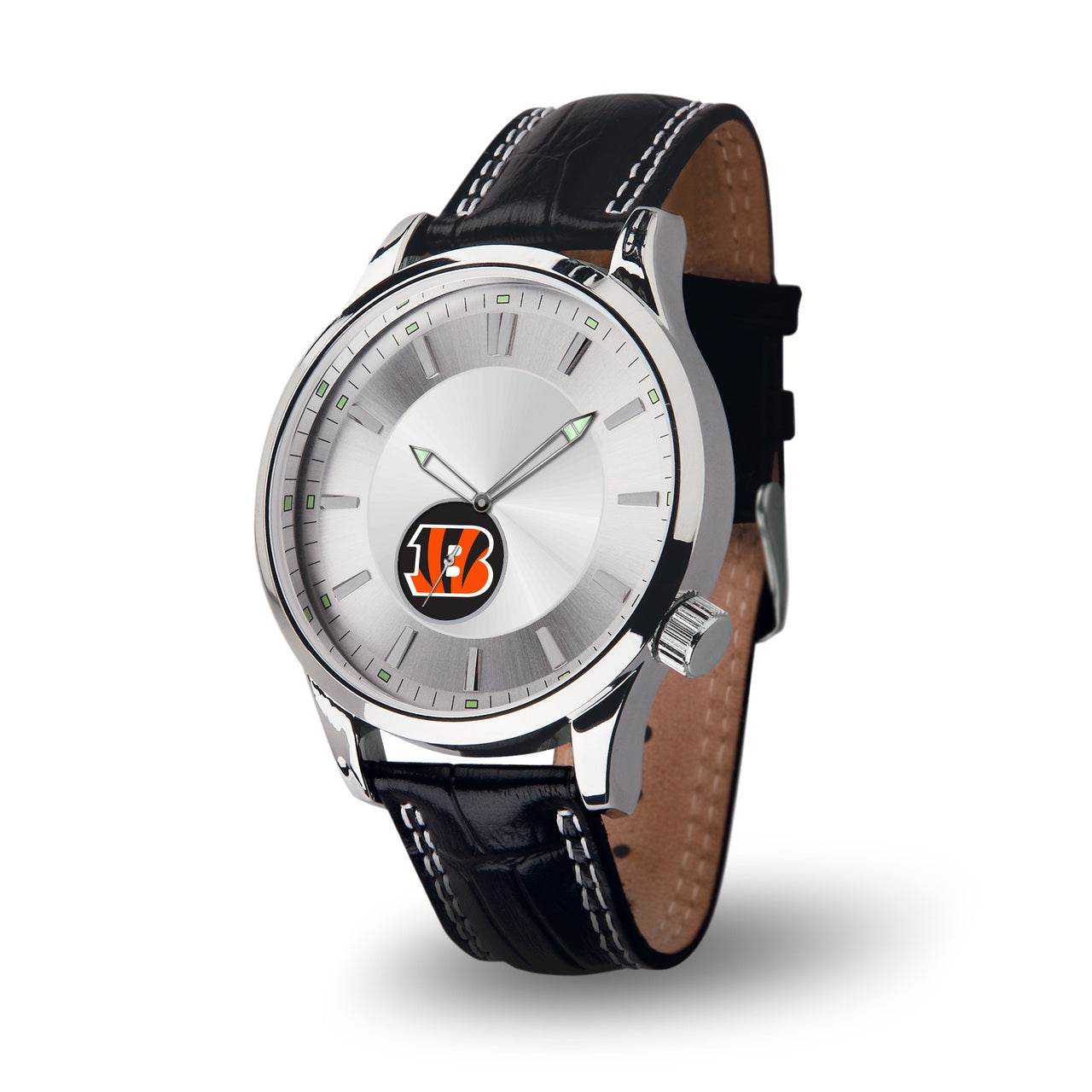 Cincinnati Bengals Icon Style Watch With Leather Strap - ToylandEU