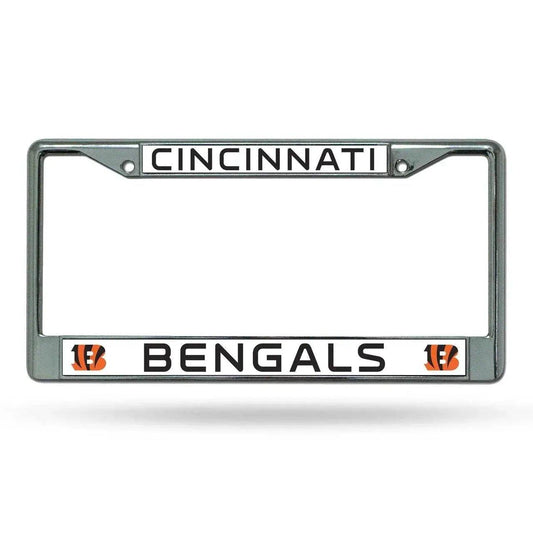  Cincinnati Bengals License Plate Frame Chrome -  ToylandEU™
