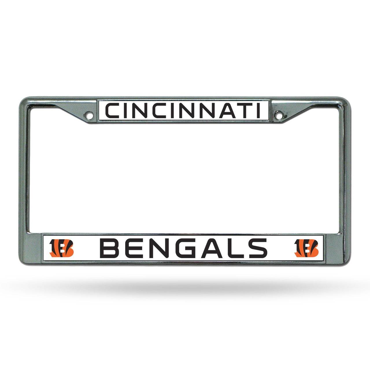 Cincinnati Bengals License Plate Frame Chrome - ToylandEU