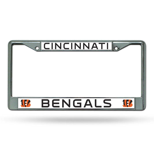 Cincinnati Bengals License Plate Frame Chrome - ToylandEU