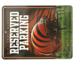 Cincinnati Bengals Metal Parking Sign Special Order - ToylandEU