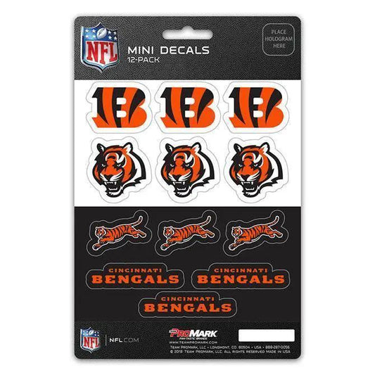  Cincinnati Bengals Mini Decal Set 12 Pack Premium Vinyl -  ToylandEU™