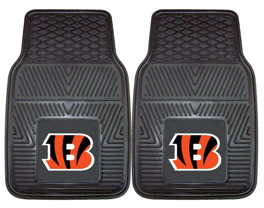 Cincinnati Bengals NFL Car Mats Heavy Duty 2 Piece Vinyl - ToylandEU