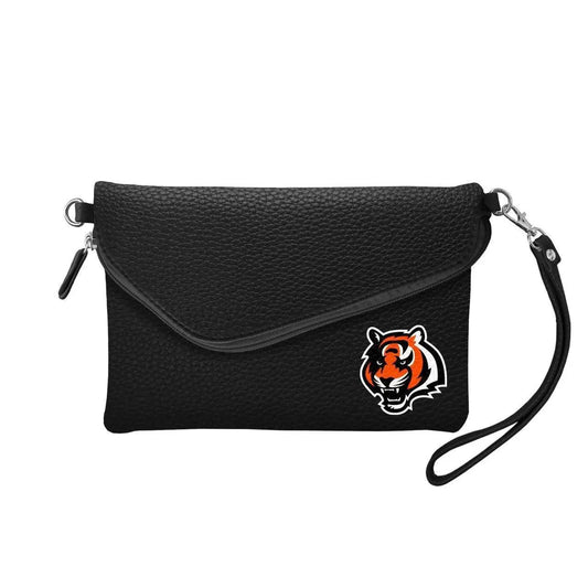  Cincinnati Bengals Pebble Fold Over Crossbody Purse Black -  ToylandEU™