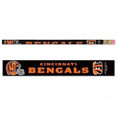 Cincinnati Bengals Pencil Set Six Pack NFL Office Supplies - ToylandEU
