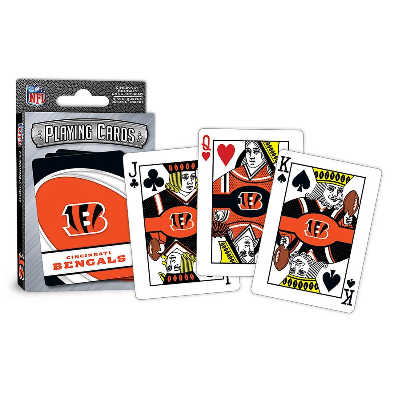 Cincinnati Bengals Playing Cards With Team Logo Designs - ToylandEU