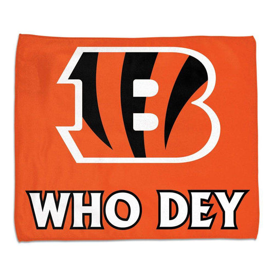 Cincinnati Bengals Rally Towel 15x18 Rally Style Full Color - ToylandEU