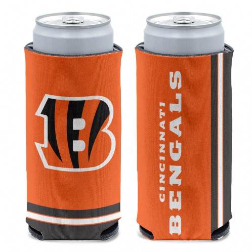 Cincinnati Bengals Slim Can Cooler Full Color Imprinted - ToylandEU