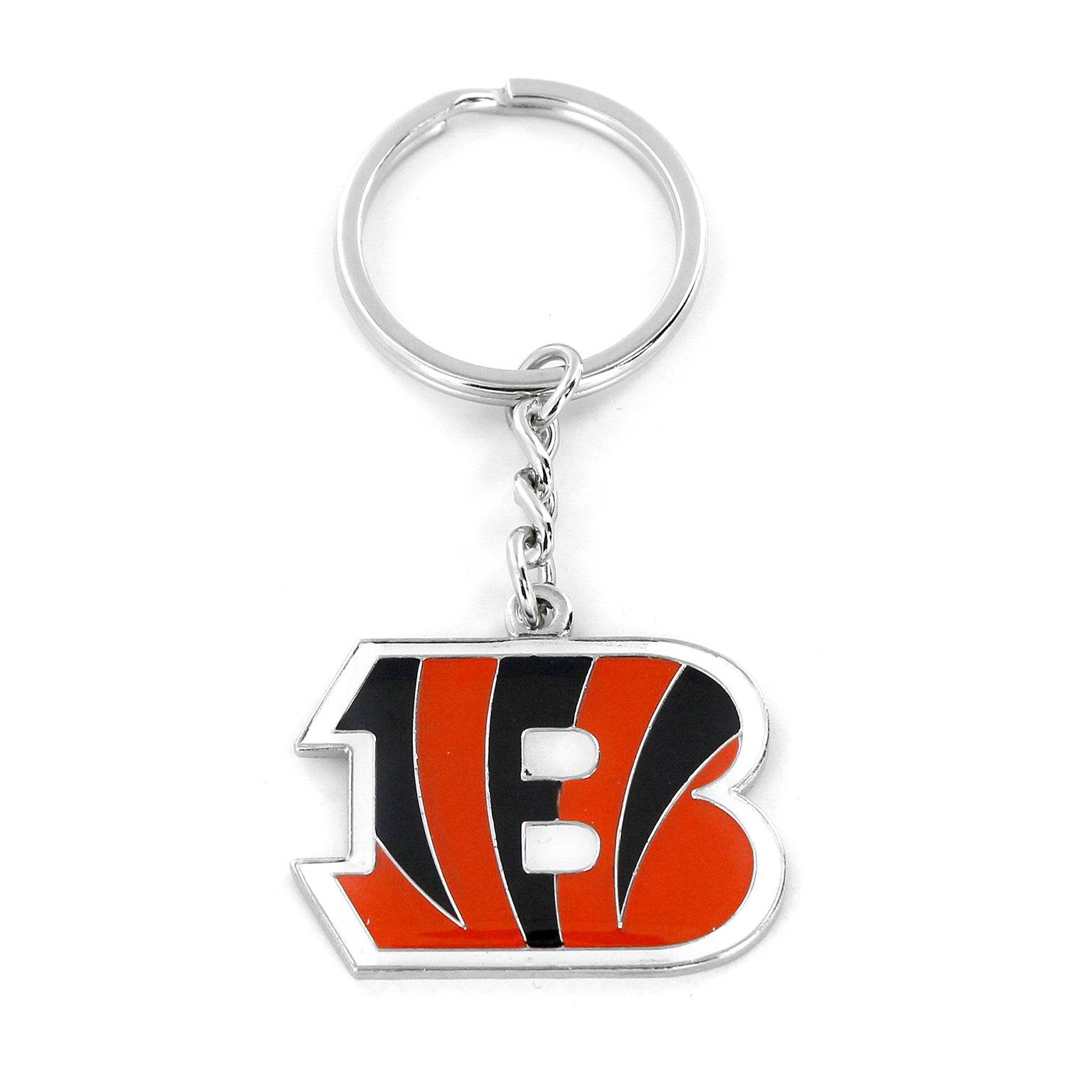 Cincinnati Bengals Team Logo Keychain With Detachable Ring - ToylandEU