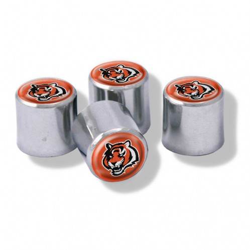 Cincinnati Bengals Valve Stem Caps Set Of 4 With Team Logo - ToylandEU