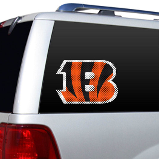 Cincinnati Bengals Window Film 12 Inch Die Cut Co NFL - ToylandEU