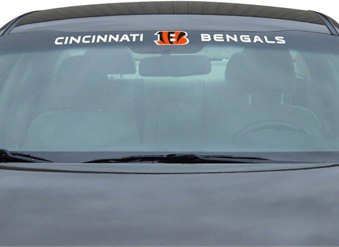 Cincinnati Bengals Windshield Decal 35x4 Universal Fit - ToylandEU