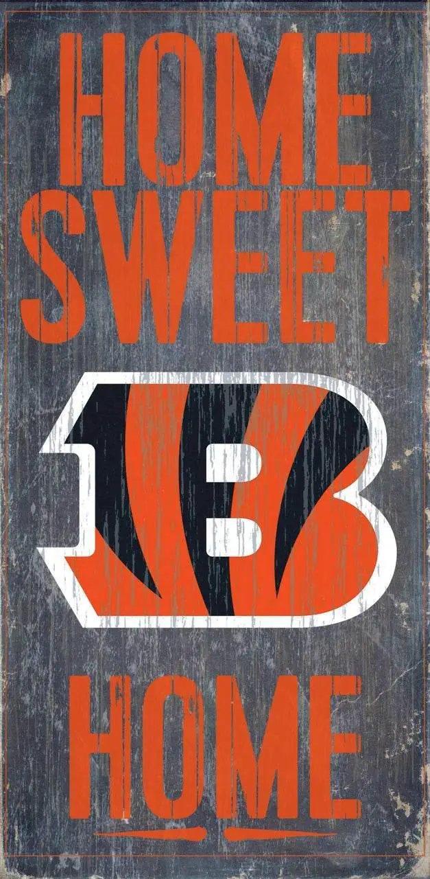 Cincinnati Bengals Wood Sign Home Sweet Home 12x6 Wall Decor -  ToylandEU™