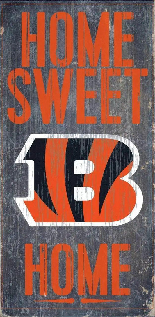  Cincinnati Bengals Wood Sign Home Sweet Home 12x6 Wall Decor -  ToylandEU™