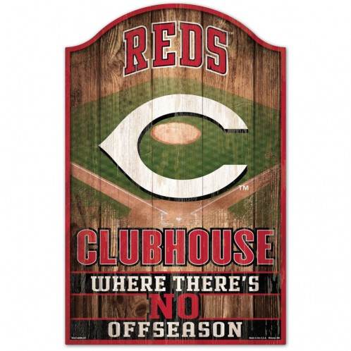 Cincinnati Reds 11x17 Wood Sign Fan Cave Decor Art Edition - ToylandEU