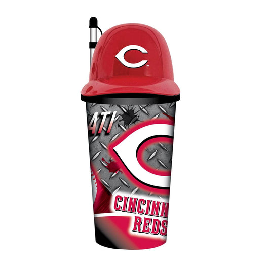 Cincinnati Reds 32oz Helmet Cup With Straw Plastic - ToylandEU