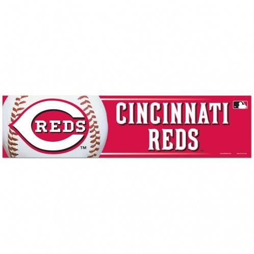 Cincinnati Reds Bumper Sticker Special Order Wincraft - ToylandEU